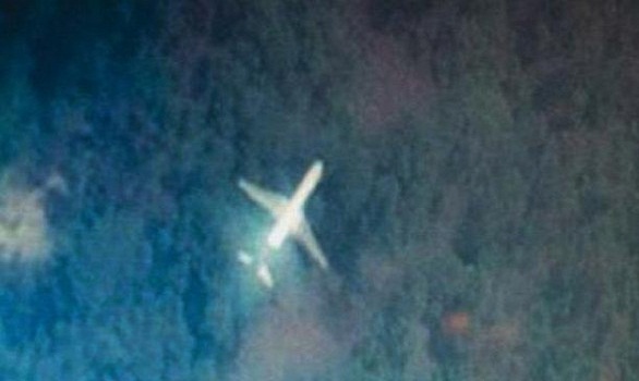 هل هذه الصورة للطائرة الماليزية المفقودة؟