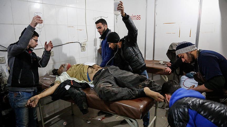 مقتل 167 مدنيا في مجزرة غوطة دمشق المتواصلة منذ صباح الاثنين