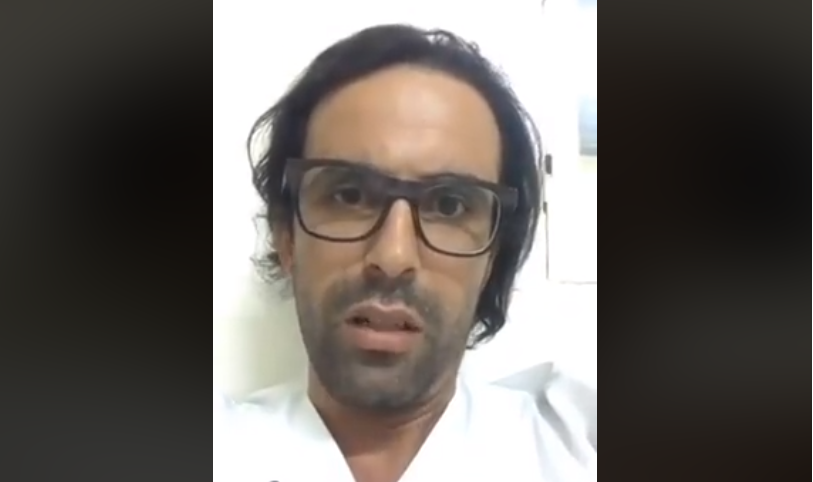فيديو.. طبيب الفقراء يشتكي بعد عرقلته عن العمل اليوم: "ماخلاونيش نخدم"
