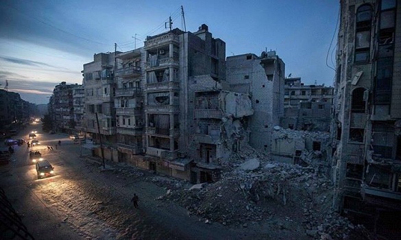 الخراب يعم المدينة السورية