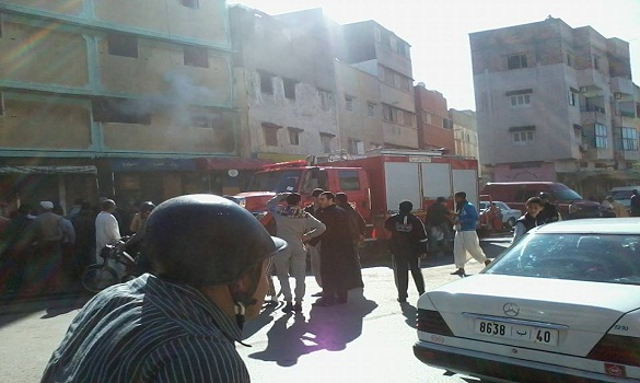 حريق في منزل بمدينة سلا بسبب عودة التيار الكهربائي بعد انقطاعه