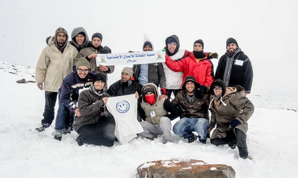 ارسم بسمة والتفاتة تنظمان قافلة تضامنية إلى منطقة تبرغنت بجماعة آيت محمد