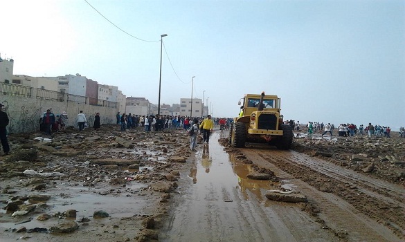 السلطات بسلا بدأت تنظيف الطريق.. وإجراءات أمنية توقعا لأي هيجان مفاجئ