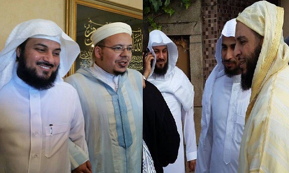 الدكتور العريفي يزور المغرب ويلتقي الدكتور عادل رفوش وعددا من المشايخ