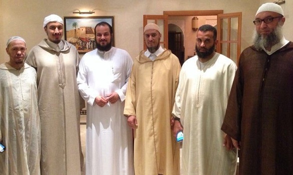 الدكتور العريفي يزور المغرب ويلتقي الدكتور عادل رفوش وعددا من المشايخ