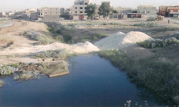 معاناة مستمرة لساكنة أحد الدواوير بإقليم الفقيه بن صالح من مياه الصرف الصحي معاناة مستمرة لساكنة أحد الدواوير بإقليم الفقيه بن صالح من مياه الصرف الصحي