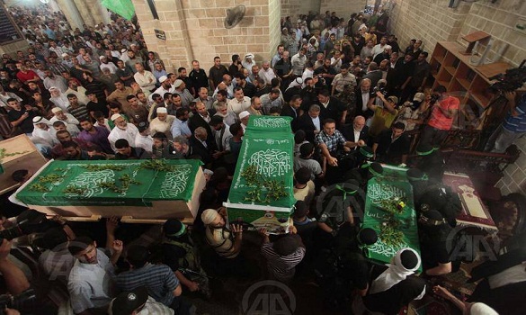 كتائب ‏القسام‬ تشيّع 5 من عناصرها قتلوا في نفق بغزة