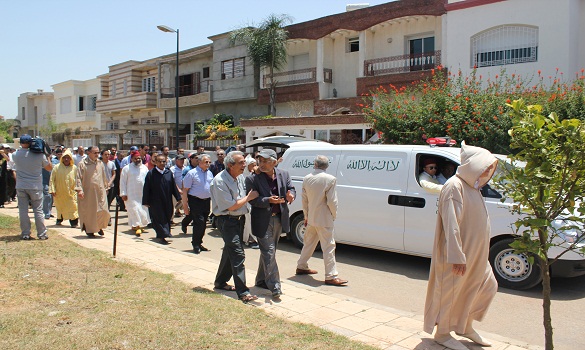 دفن المفكر الكبير المهدي المنجرة بمقبرة سيدي مسعود بحي الرياض