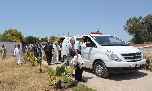 دفن المفكر الكبير المهدي المنجرة بمقبرة سيدي مسعود بحي الرياض