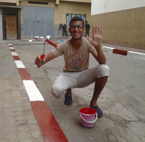 حملة تنظيف المساجد بمدينة سلا.. تنظيف مسجد الفتح بحي سيدي موسى (صور)