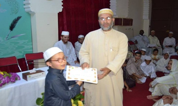 الحفل الختامي لدورة الإمام مالك العلمية بمسجد السنة بمدينة سلا (فيديو)