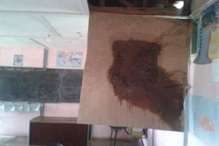 سقوط جزء من سقيفة حجرة دراسية بمدرسة البلان بإقليم الفقيه بنصالح و5 متضررات