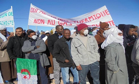 قمع واعتقالات للمطالبين بحماية البيئة من أضرار الغاز الصخري بالجنوب الجزائري