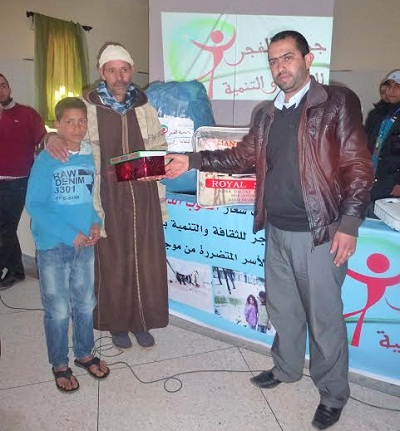 قافلة تضامنية تحت شعار: «القلوب الدافئة» لفائدة طلبة وأسرهم بمدينة أزيلال