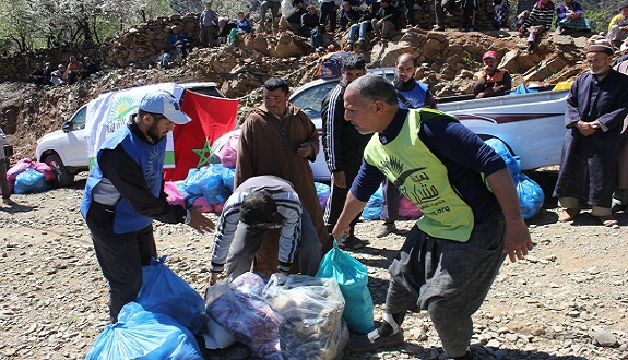 منتدى الشروق ينظم قافلة للمساعدات وحملة طبية لدواوير بجبال الأطلس الكبير