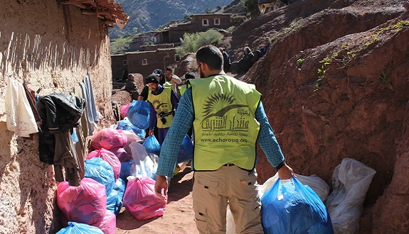 منتدى الشروق ينظم قافلة للمساعدات وحملة طبية لدواوير بجبال الأطلس الكبير
