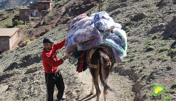 منتدى الشروق ينظم قافلة للمساعدات وحملة طبية لدواوير بجبال الأطلس الكبير