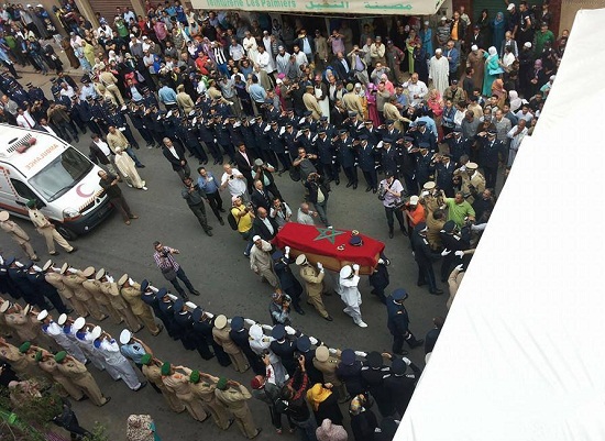 «جنازة عسكرية» بسلا تكريما للفقيد الملازم الطيار ياسين بحتي رحمه الله