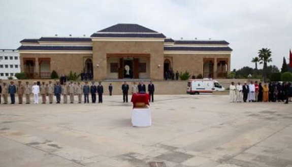 «جنازة عسكرية» بسلا تكريما للفقيد الملازم الطيار ياسين بحتي رحمه الله