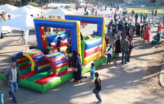 مشاركة مؤسسة عطاء في أسبوع النصرة بمدينة الجديدة واحتضان معرض السيرة