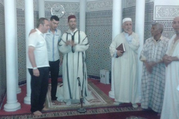 صور إسلام خمسيني إيطالي بمسجد الفردوس بالبرنوصي الدار البيضاء