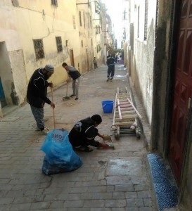 جمعية «الهدى والنور» تقوم بنشاط بيئي لغرس روح التعاون