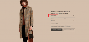 ثمن معطف الملك