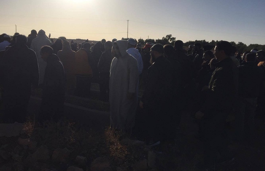صور تشييع جنازة ودفن الأخ الفاضل عبد الرحيم خريبش بمقبرة البروج بإقليم سطات
