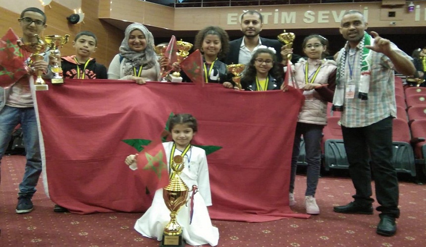 تتويج مغربي آخر مشرف.. ثلاثة براعم مغاربة ينتزعون المراتب الأولى في مسابقة الحساب الذهني بتركيا