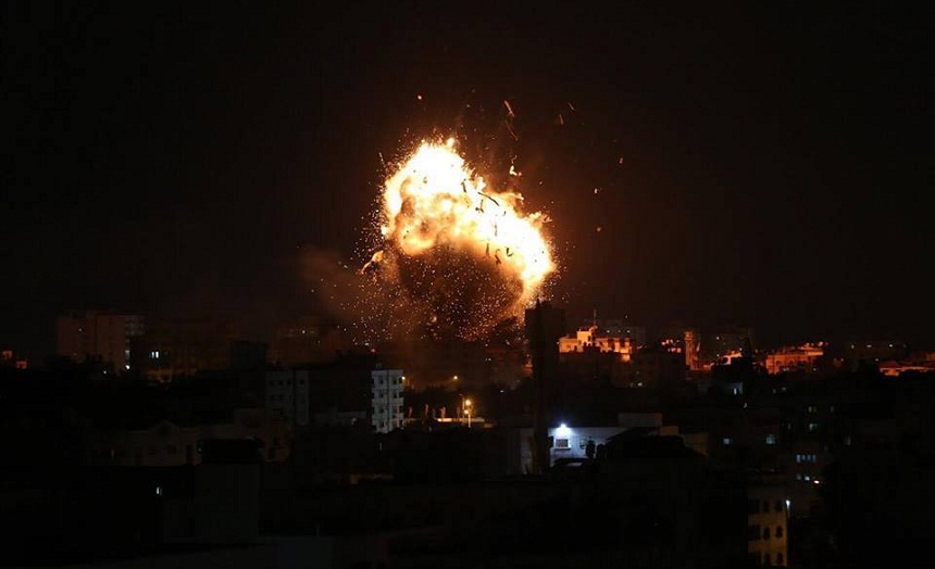 غارة صهيونية على موقع لـ"حماس" شمالي قطاع غزة