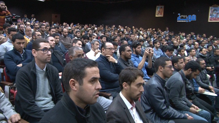 صور.. حضور كبير لمحاضرة د. النابلسي بالمدرسة الوطنية للصناعة المعدنية بالرباط عن "مكانة الشباب في ريادة الأمة الإسلامية"