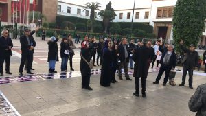 بعد مسيرة اتنهت قبل قليل المتصرفون يعتصمون اليوم ليلا أمام البرلمان