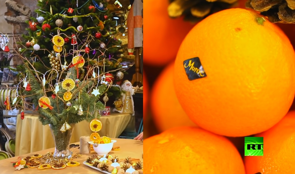 الروسيون يجعلون من "المندرين" المغربي رمزا لاحتفالات رأس السنة