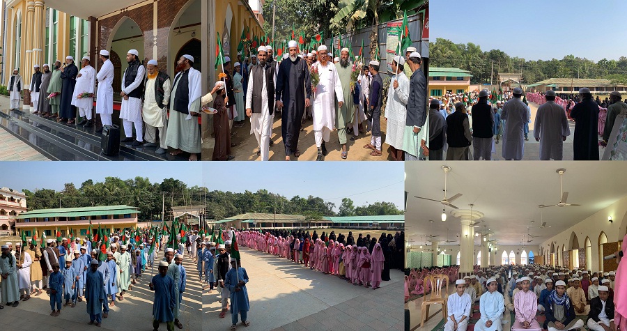 بالفيديوهات والصور.. استقبال الشيخ رشيد نافع في مركز الإمام مسلم في بنغلاديش بدعوة من اللاجئين الروهنغيا