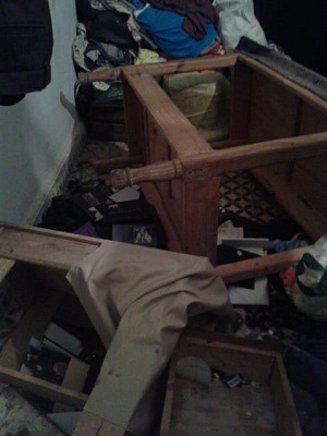 بالصور والفيديو.. الأمن يلقي القبض على جانحين سرقا وخربا وأشعلا النار في محل خياطة بحي الرحمة بسلا