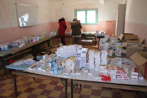 تقديم خدمات صحية واجتماعية ومعونات غذائية بقرية كيكو من طرف "جمعيات شبكة القرويين"