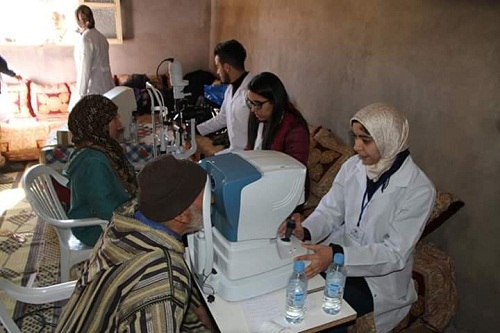 تقديم خدمات صحية واجتماعية ومعونات غذائية بقرية كيكو من طرف "جمعيات شبكة القرويين"