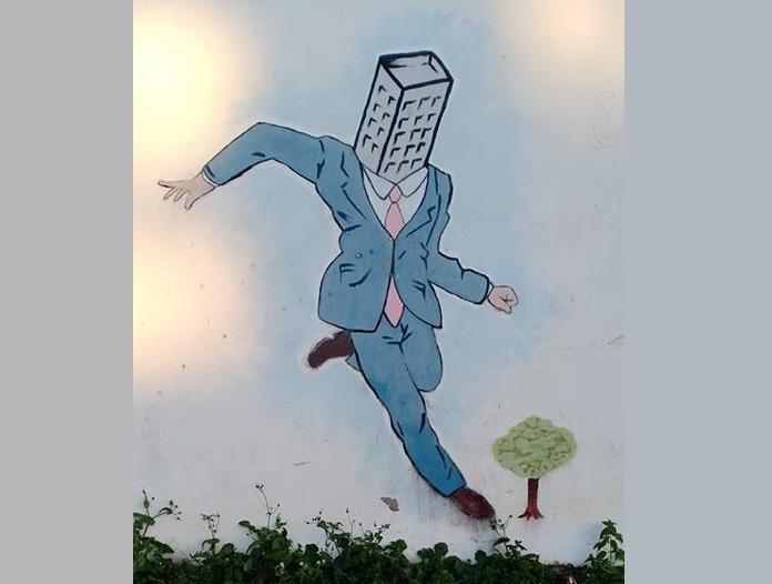 كاريكاتير.. وحش الإسمنت