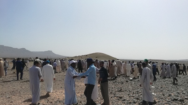 صور من جنازة فقيد "تنسيقية أساتذة التعاقد" حميد الأخضر الذي توفي بعد إصابته بتسمم غذائي