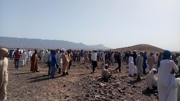 صور من جنازة فقيد "تنسيقية أساتذة التعاقد" حميد الأخضر الذي توفي بعد إصابته بتسمم غذائي