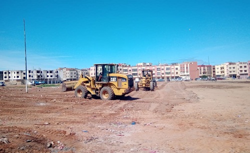 بالصور.. انطلاق أشغال تهيئة مصلى التراويح بحي الإنبعاث بمدينة سلا