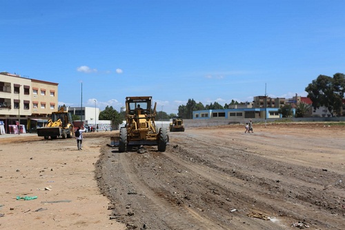 بالصور.. انطلاق أشغال تهيئة مصلى التراويح بحي الإنبعاث بمدينة سلا