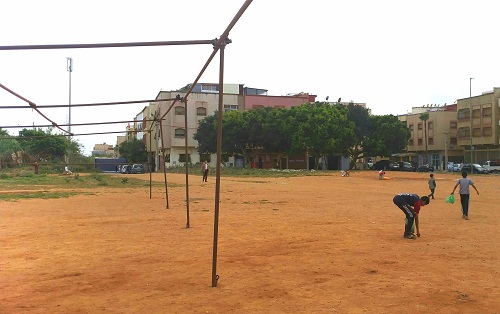 بالصور.. انطلاق أشغال تهيئة مصلى التراويح السنبلة بحي سيدي موسى سلا