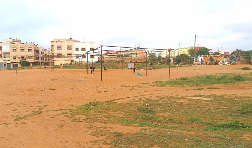 بالصور.. انطلاق أشغال تهيئة مصلى التراويح السنبلة بحي سيدي موسى سلا