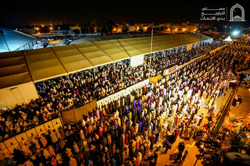 صورة.. إقبال نسائي كبير على مصلى حي الإنبعاث في ليلة 27 من رمضان 1440هـ