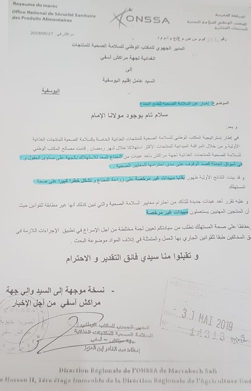 "أونسا" يحذر من النعناع المسوق بجهة مراكش آسفي لاحتوائه على بقايا مبيدات خطرة ومحظورة
