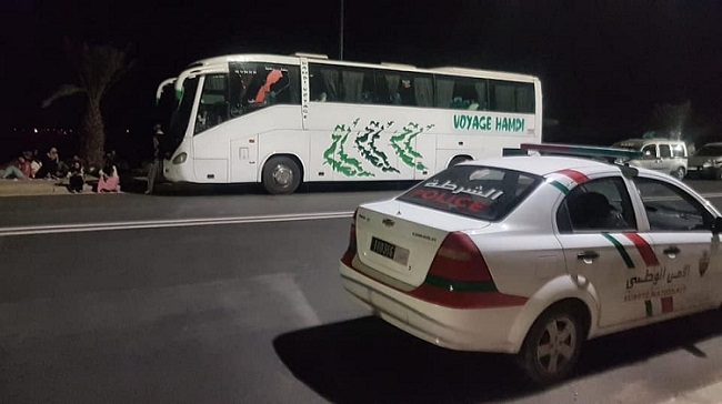 السلطات تمنع التلاميذ المتفوقين بجهة درعة تافيلالت من الوصول إلى الرباط بحجة عدم قانونية النقل (صور)