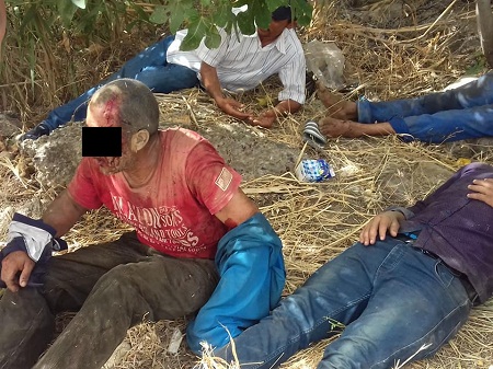 صور مؤلمة لضحايا حادثة انقلاب حافلة ركاب قرب مدينة تاونات