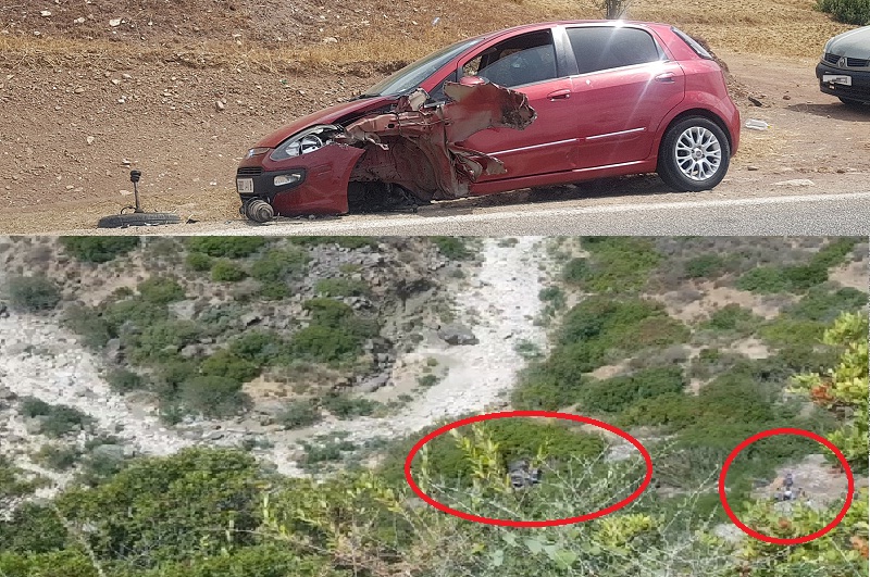 فيديو.. حادثة سير خطيرة في طريق الشفشاون وسقوط سيارة في منحدر عميق