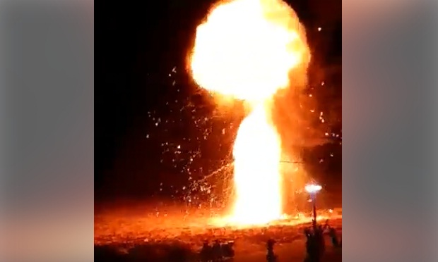 فيديو.. شاهد انفجارا ضخما لقنينة غاز وسط شعايلة بحي سيدي موسى بسلا